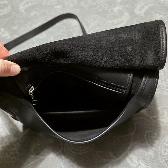 Vintage Coach Slim Hippie Flap Saddle Bag (Style 9135) - Picture 12 of 13